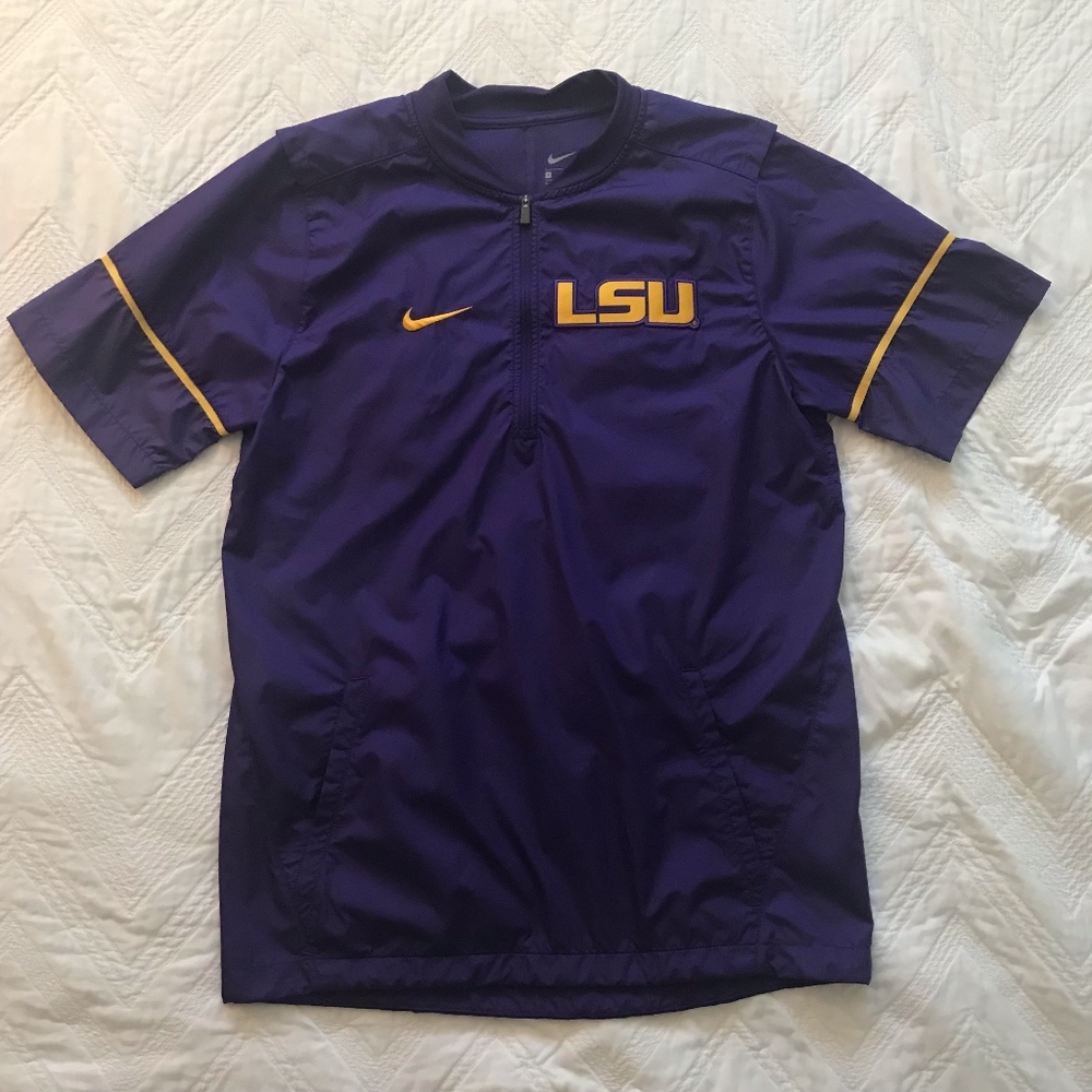 🆕🐯 LSU Nike Windbreaker Coach's Hot Jacket